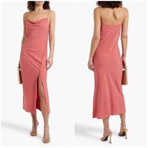 New! Veronica Beard Chapel Silk Floral Jacquard Midi Slip Dress 🩷 size 4